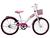 Bicicleta Infantil Aro 20 Feminina Boneca Princesa Menina Branco