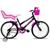 Bicicleta Infantil Aro 20 Feminina Rodinha Lateral + Cadeira Preto