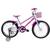 Bicicleta Infantil Aro 20 Feminina - Route Bike - Aro Aero Horus - Cestinha - Rodinha Lateral Branco
