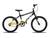Bicicleta Infantil Aro 20 KOG Alumínio Freio V Brake Amarelo degrade, Branco