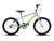 Bicicleta Infantil Aro 20 KOG Alumínio Freio V Brake Prata, Verde