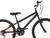 Bicicleta Infantil Aro 24 KOG Masculina 18 Marcha Vermelho cereja degrade, Preto