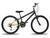 Bicicleta Infantil Aro 24 KOG Masculina 18V Shimano Amarelo degrade, Preto