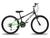 Bicicleta Infantil Aro 24 KOG Masculina 18V Shimano Verde degrade, Branco