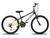 Bicicleta Infantil Aro 24 KOG Masculina 18V Shimano Amarelo degrade, Branco