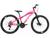 Bicicleta Infantil Aro 26 Viking Tuff 25 18 Marcha F. Disco Rosa, Verde
