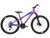 Bicicleta Infantil Aro 26 Viking Tuff 25 18 Marcha F. Disco Violeta, Caramelo