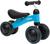 Bicicleta Infantil Bebê Equilíbrio 4 Rodas Sem Pedal Buba Azul