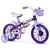 Bicicleta Infantil Bike Masculina Feminina 3 a 5 Anos Aro 12 Nathor Roxo