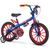 Bicicleta Infantil Bike Nathor Homem Aranha 5 a 8 Anos Aro 16 Capitão américa