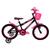 Bicicleta Infantil Cairu MTB REB C-High Aro 16 Preto com rosa