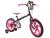 Bicicleta Infantil Caloi Monster High Aro 16  Preto, Rosa