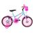 Bicicleta Infantil Criança Aro 16 Feminina Ultra Kids Com Rodinhas Menina Azul bebe, Rosa