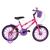 Bicicleta Infantil Criança Aro 16 Feminina Ultra Kids Com Rodinhas Menina Rosa, Lilás