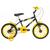 Bicicleta Infantil Criança Aro 16 Masculina Ultra Kids Preto, Amarelo