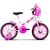 Bicicleta Infantil Criança Ultra Kids T Aro 16 Branco, Rosa