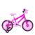 Bicicleta Infantil Feminina Aro 16 Nylon Pink, Rosa