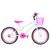 Bicicleta Infantil Feminina Aro 20 Aero Branco, Pink