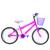 Bicicleta Infantil Feminina Aro 20 Aero Pink, Lilás