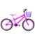 Bicicleta Infantil Feminina Aro 20 Aero Pink, Violeta