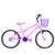 Bicicleta Infantil Feminina Aro 20 Aero Rosa, Lilás