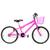 Bicicleta Infantil Feminina Aro 20 Alumínio Natural Pink