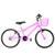 Bicicleta Infantil Feminina Aro 20 Alumínio Natural Rosa