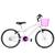 Bicicleta Infantil Feminina Aro 20 Alumínio Natural Branco