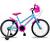 Bicicleta infantil Feminina  Aro 20 com Rodinha Bella - Rossi Bike criança de 5 a 8 anos Azul