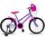 Bicicleta infantil Feminina  Aro 20 com Rodinha Bella - Rossi Bike criança de 5 a 8 anos Lilás