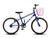 Bicicleta Infantil Feminina Aro 20 KOG Alumínio Com Cestinha Azul signos, Branco