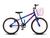 Bicicleta Infantil Feminina Aro 20 KOG Alumínio Com Cestinha Azul signos, Rosa