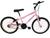 Bicicleta Infantil Feminina em Aço Carbono Aro 20 MTB Bella - Xnova Rosa