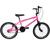 Bicicleta Infantil Feminina Rebaixada Aro 20 Aero Cross Freestyle Bella - Xnova Rosa chiclete