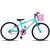 Bicicleta Infantil Forss Anny Aro 24 C/cestinha Sem Marchas Verde