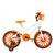 Bicicleta Infantil Masculina Aro 16 Nylon Branco, Laranja