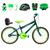 Bicicleta Infantil Masculina Aro 20 Aero + Kit Premium Verde escuro