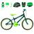 Bicicleta Infantil Masculina Aro 20 Aero + Kit Proteção Verde escuro
