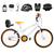 Bicicleta Infantil Masculina Aro 20 Alumínio Colorido + Kit Premium Branco, Laranja
