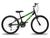 Bicicleta Infantil Masculina Aro 24 KOG Alumínio 18 Marcha Preto, Verde