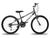 Bicicleta Infantil Masculina Aro 24 KOG Alumínio 18 Marcha Grafite, Branco