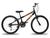 Bicicleta Infantil Masculina Aro 24 KOG Alumínio 18 Marcha Preto, Laranja