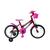 Bicicleta Infantil Menina Aro 16 Com Rodinhas Cestinha Super Resistente Vermelho