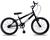 Bicicleta Infantil menino aro 20 Masculina MTB Rebaixada Rossi 5 a 8 anos Preto