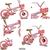 Bicicleta Infantil Meninos e Meninas - Rodas  Aro 12- Para Meninos e Meninas Princy, Rosa c, Dourado
