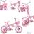 Bicicleta Infantil Meninos e Meninas - Rodas  Aro 12- Para Meninos e Meninas Sonic, Lilás c, Rosa