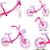 Bicicleta Infantil Meninos e Meninas - Rodas  Aro 12- Para Meninos e Meninas Big equilíbrio, Pink c, Lilás
