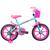 Bicicleta Infantil Pinky Aro 16 Rodinhas Laterais Track e Bike Azul, Rosa