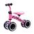 Bicicleta Infantil Sem Pedais Andador Zip Toys Quadriciclo rosa