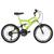 Bicicleta Infantil Tridal Full Suspensão aro 20 36 Raios Freios V-brake - Preto Verde